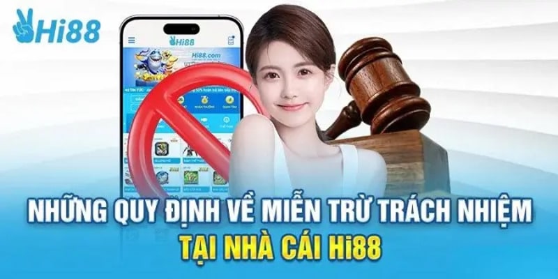 Việc tuân thủ chính sách miễn trách nhiệm là yêu cầu tuyệt đối của các cược thủ